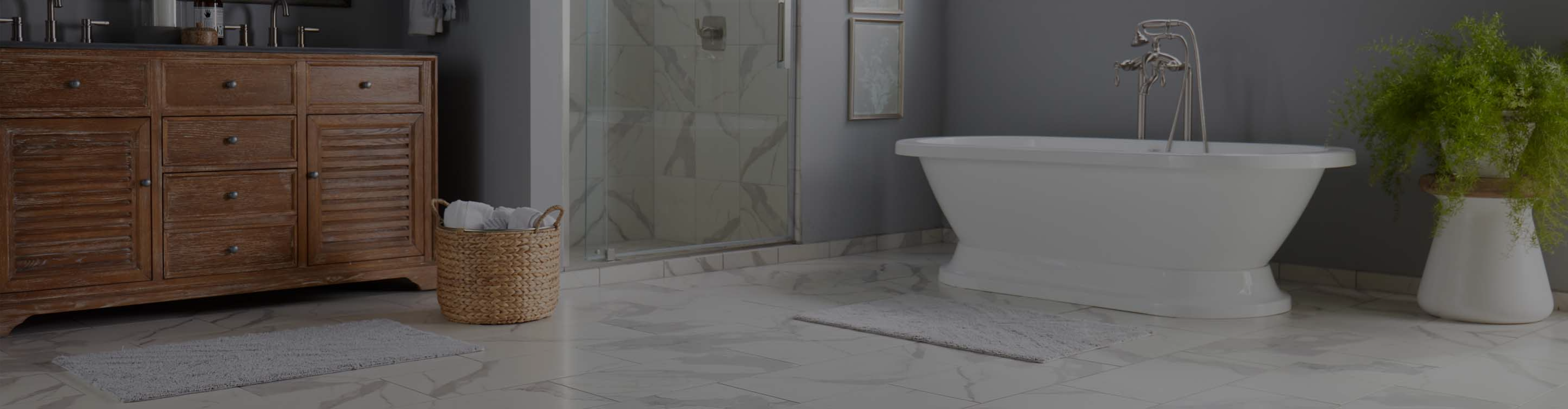 tile flooring installation in bathroom in Belleville, ON
